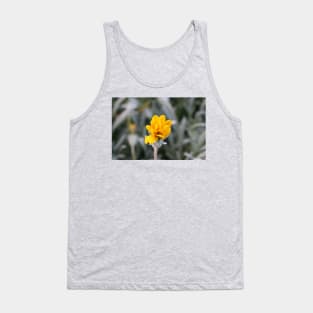 Yellow Flower Close-Up Photo Tank Top